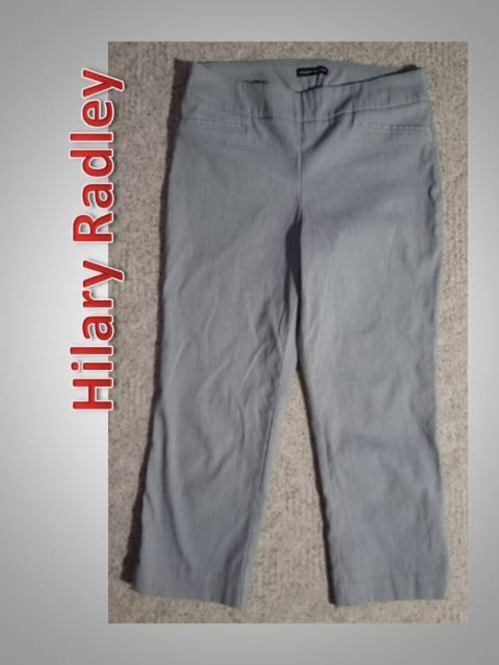 Hilary Radley women's capri / crop pants size medium
